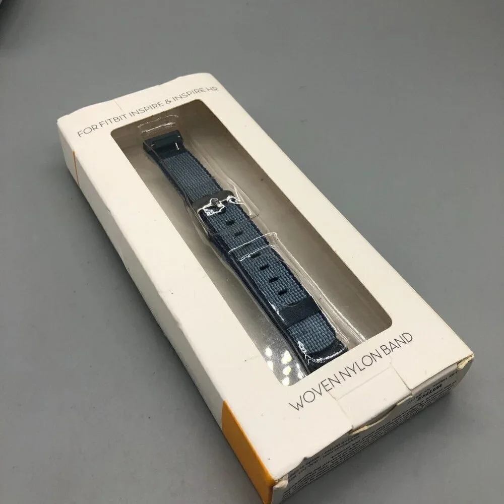3/$30 Blue Woven Nylon Band For Fitbit Inspire & Inspire HR Women Men Adult